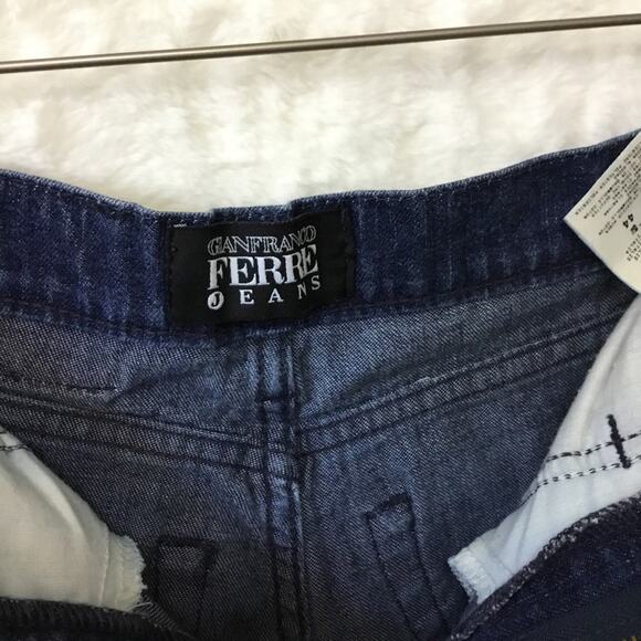 Gianfranco Ferré ITJ Blue Straight-Leg Jeans - Picture 4 of 13